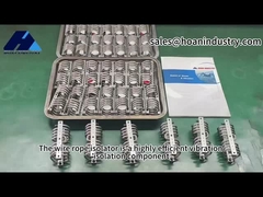 Roestvrij staal draad touw Isolator Machine Accessoires Verdedigingsvoertuigen Gepantserde auto