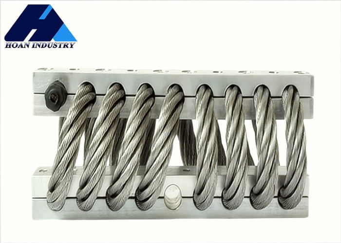 50 N/mm Axial Stiffness Steel Wire Rope Vibration Isolator voor stabiele apparatuurwerking onder complexe werkomstandigheden