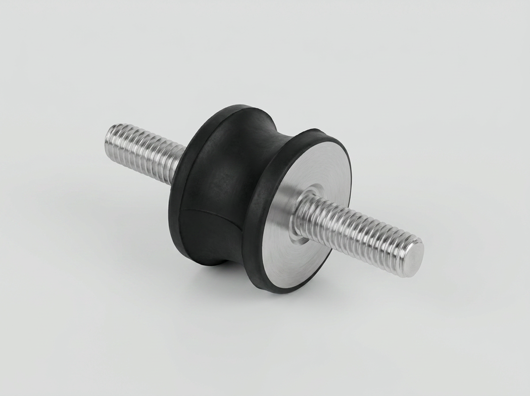 Hoan JRD-type dubbel mannelijk gegraven rubber trillingsisolatoren cilindrische rubber bevestigingen