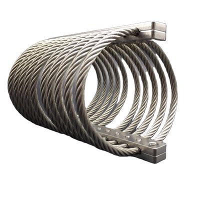 Stalen draad touw schokmontage kabel wrijvingsdempers