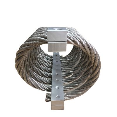 Vluchtafdamperaar met aluminiumkabel Draadtouw monteren Motor schokdemper