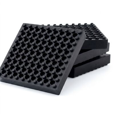 Goede prijs. Hoan 100611 Zware werktuigmachines Rubber Shock Absorber PadsQ235 Stalen versterkte antivibratie pads online