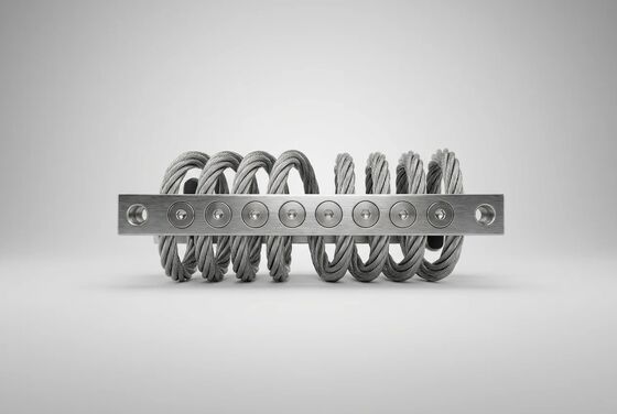 Goede prijs. JGX-0648D-79A Volledig metalen draadkabel-trillingsisolator 3-assige multidirectionele isolatie voor extreme duurzaamheid online